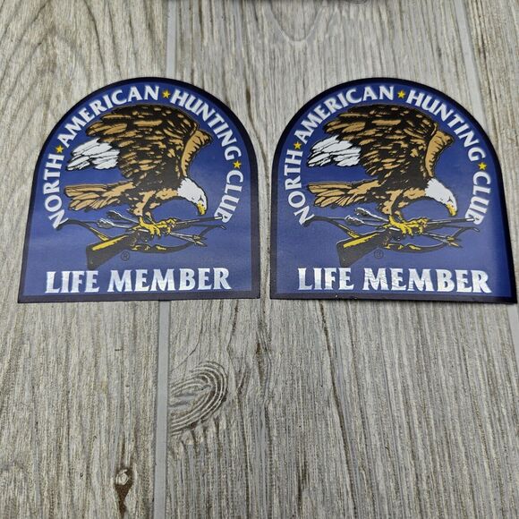 North American Hunting Club Life Member Lot 5 patches, 2 Decals, 4 Key Chains - Picture 5 of 6